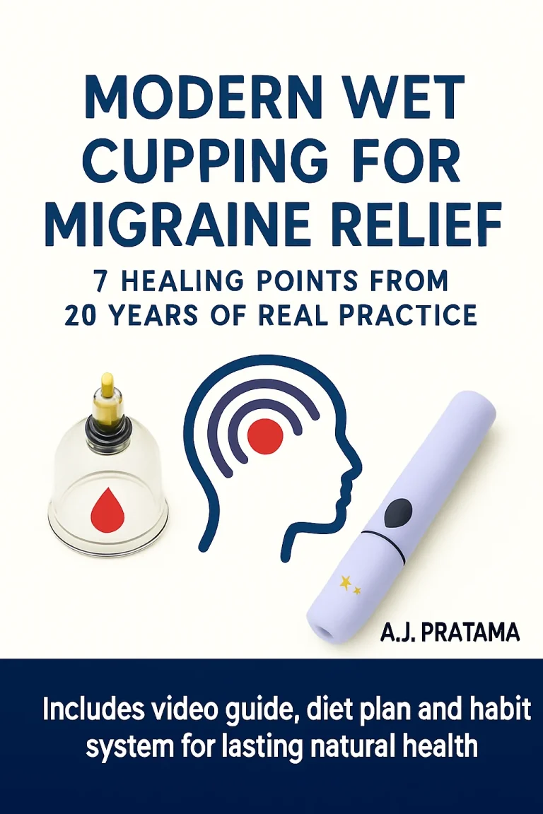 Wet cupping for migraine relief