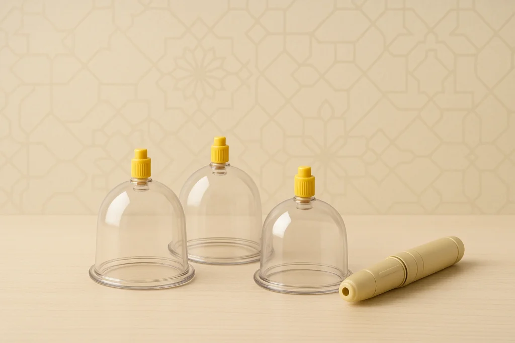 Main modern wet cupping tools