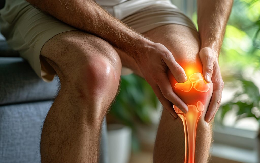 Muscle and joint knee Injury