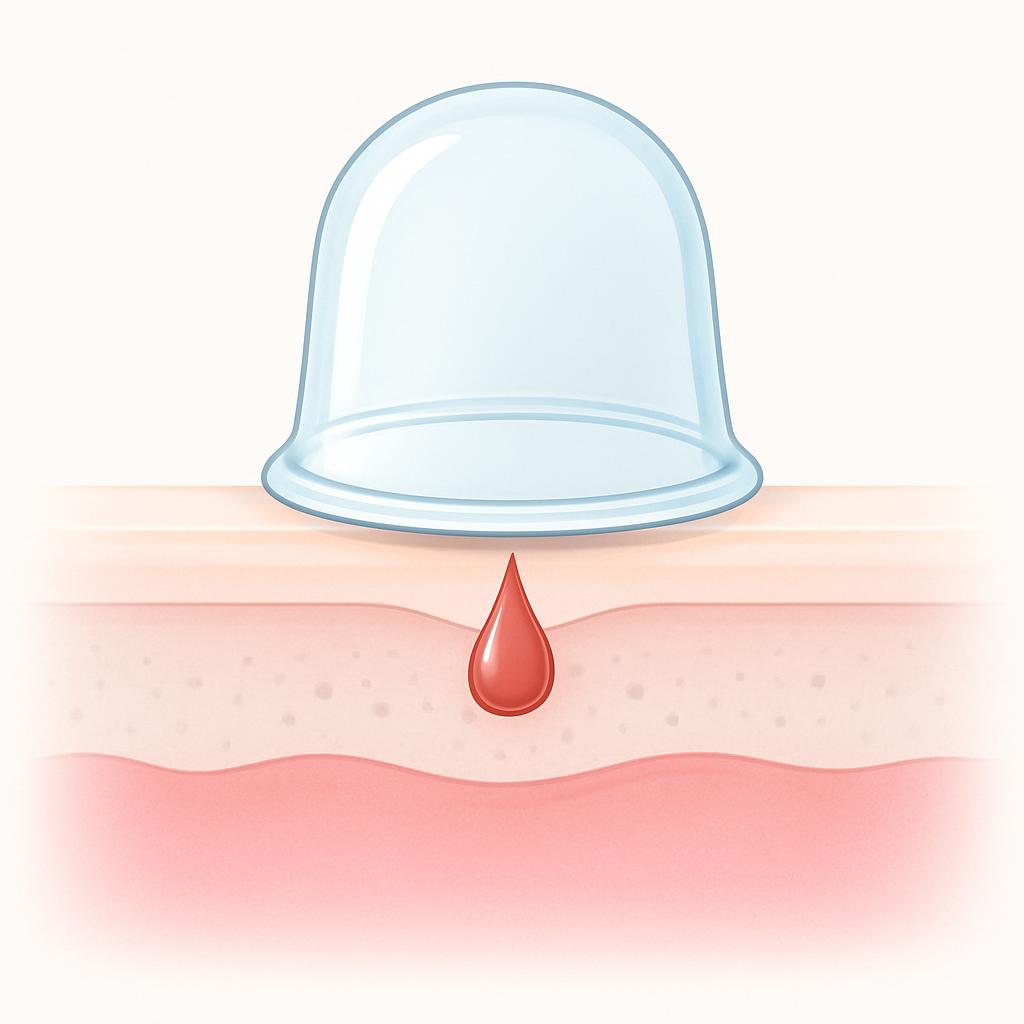 wet cupping draw stagnant blood
