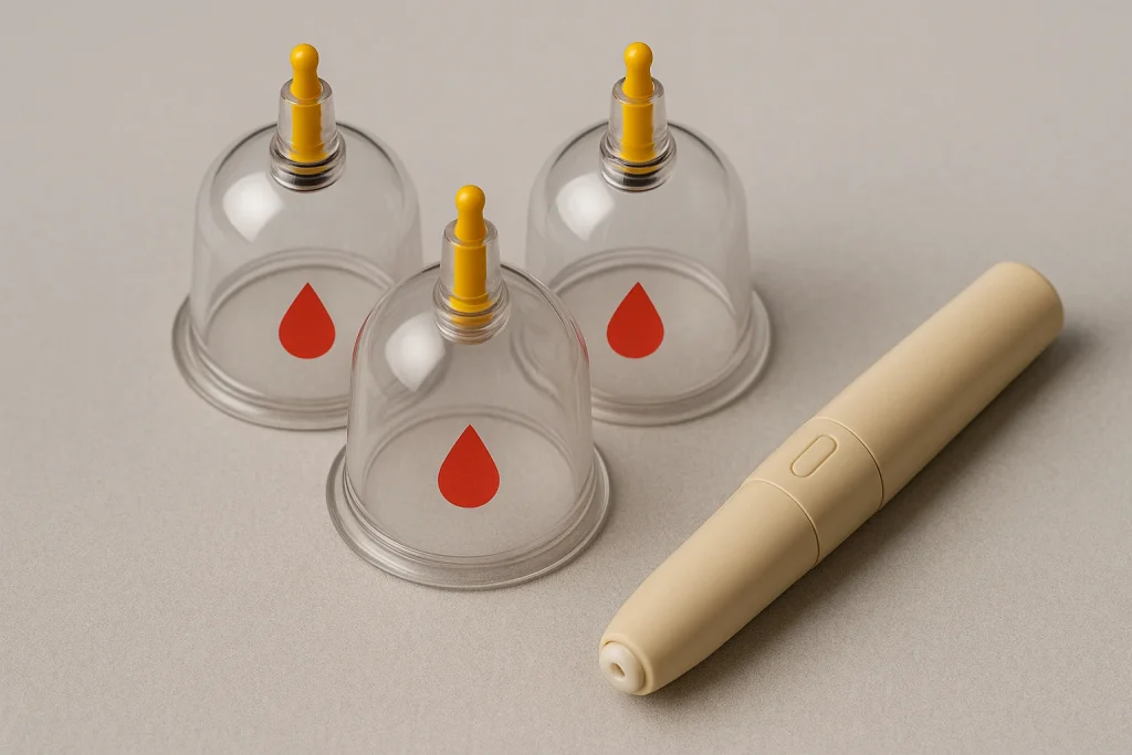 wet cupping draw stagnant blood