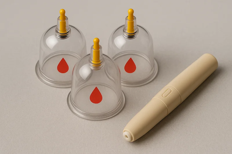 wet cupping draw stagnant blood