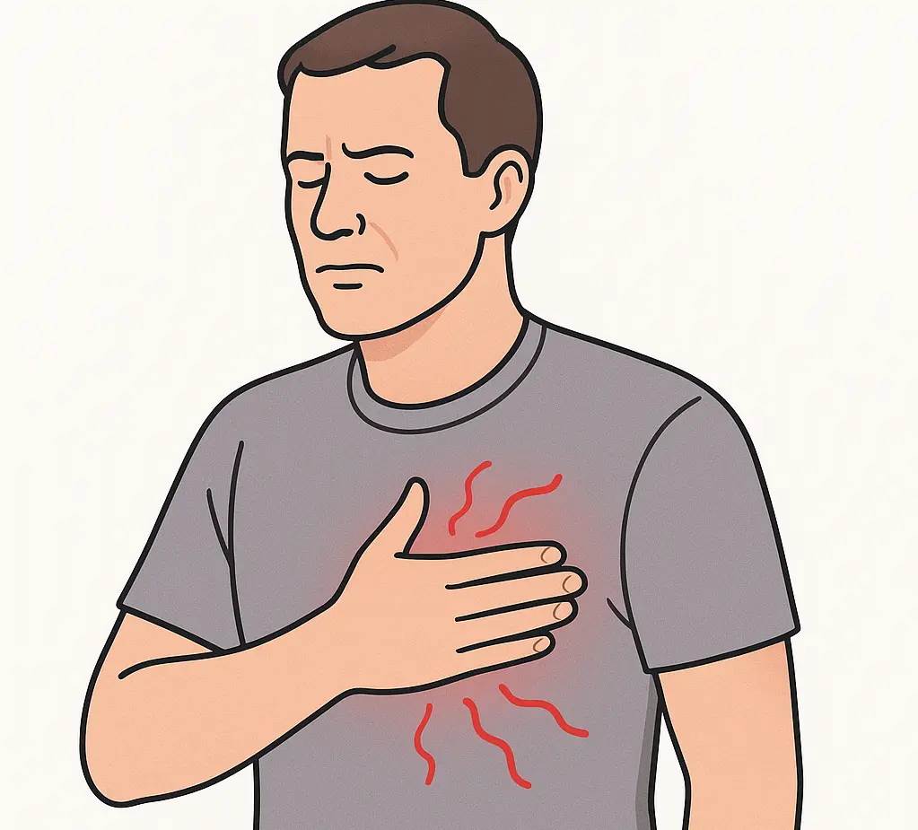 wet cupping Chest tightness but not cardiac