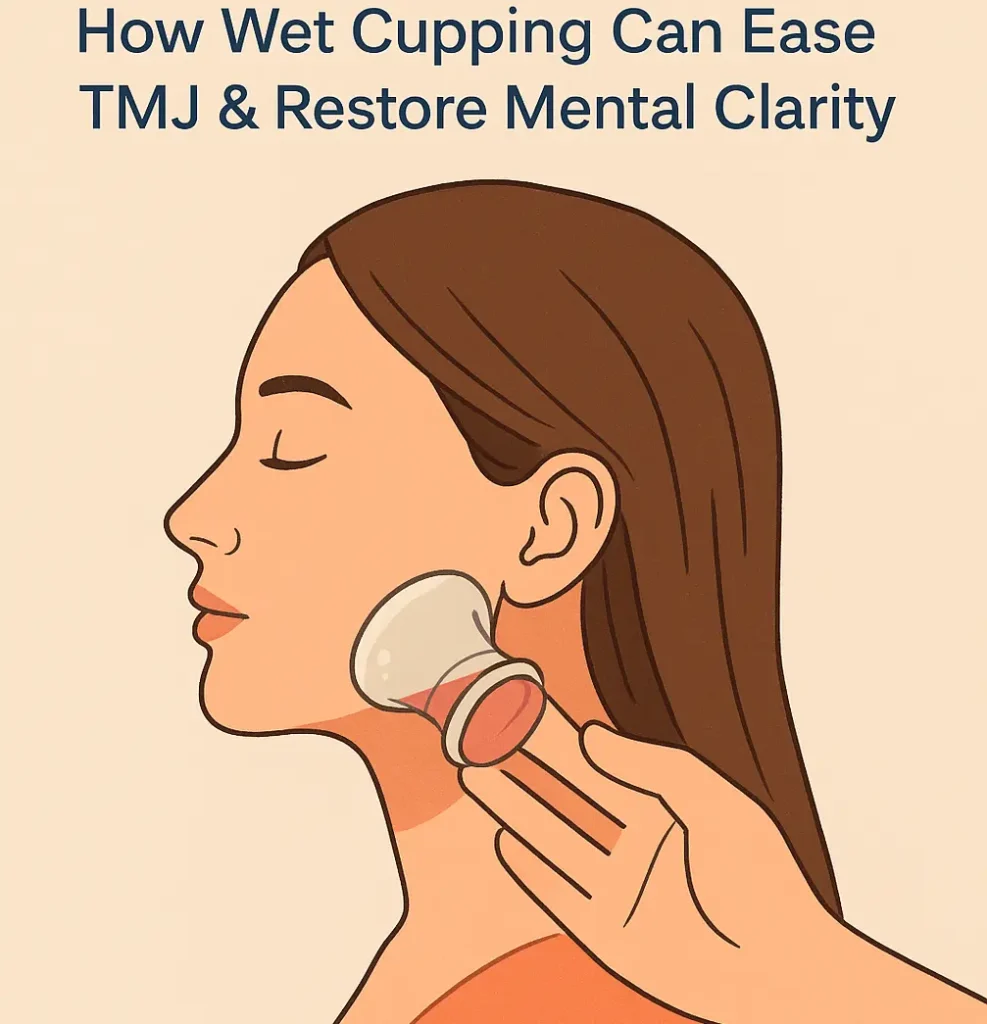 wet cupping for Jaw tension