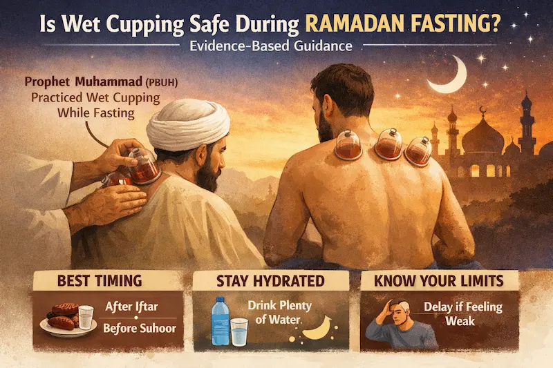Wet cupping during Ramadhan Fasting is Safe