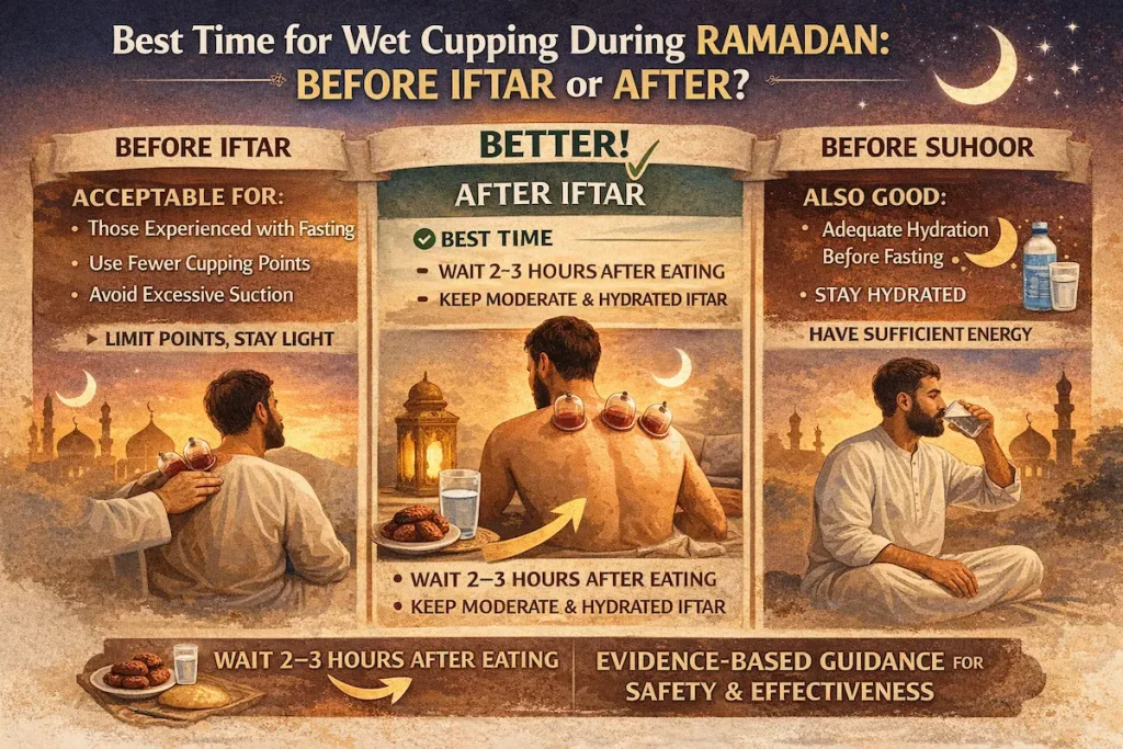 best time for wet cupping during ramadhan