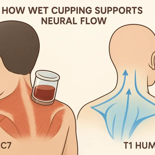 How Tissue Stagnation Around Hump (C7 and T1) Disrupts Cognitive Sharpness — and the Role of Wet Cupping in Supporting Neural Flow