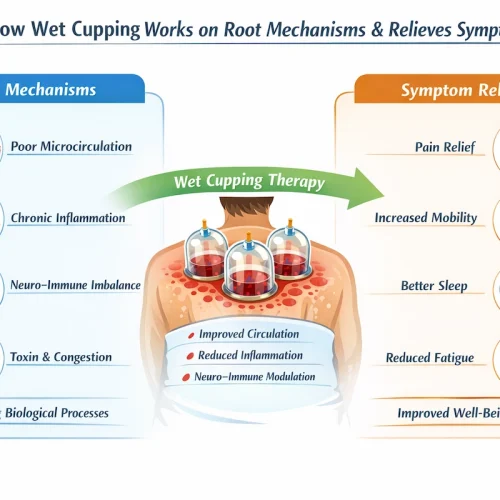How Wet Cupping Addresses Root Mechanisms While Relieving Symptoms